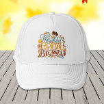 Retro Fall Thankful Grateful Blessed Typography Trucker Hat<br><div class="desc">The "Thankful, Grateful, and Blessed" retro typography trucker hat features a trendy fall-autumn theme. This design features creative typography and includes autumn-themed elements. This colourful artwork-designed trucker hat is both trendy and stylish. Enjoy wearing it with your favourite hoodie or sweatshirt. It will serve as a constant reminder of the...</div>