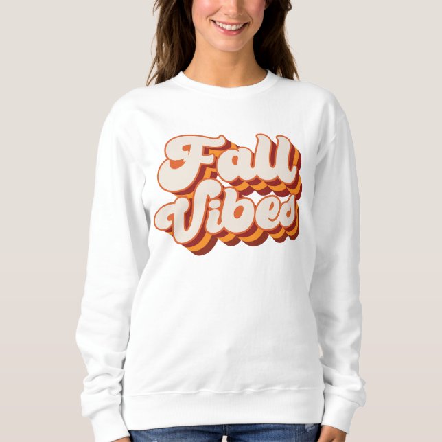 Retro Fall Vibes Sweatshirt (Front)