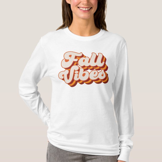 Retro Fall Vibes T-Shirt (Front)