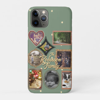 Retro Family 8 Photo Collage CUSTOM Case-Mate iPhone Case