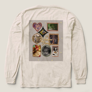 Retro Family 8 Photo Collage CUSTOM Tri-Blend Shirt