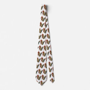 Retro Family, Mum and Kids Grocery Shopping Cart Tie