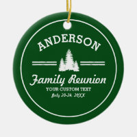Retro Family Reunion or Trip | Rustic Pine Trees