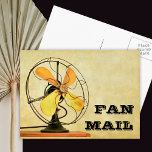 Retro Fan Mail Post Card<br><div class="desc">A versatile retro-look "Fan Mail" postcard to make your friends and family smile. There are so many uses for this humourous sentiment: say thanks, brighten up someone's day, send words of encouragement, let someone know how much they mean to you, get well/speedy recovery wishes, send to a celebrity, and the...</div>