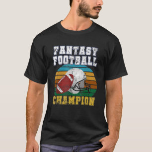 Retro Fantasy Football Champion League Champ FFL D T-Shirt