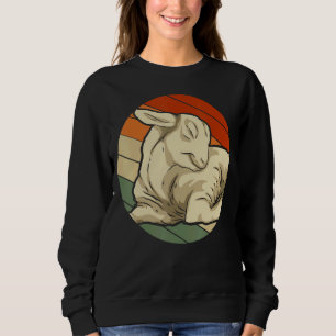 Retro Farm Animal Farming Farmer Sheep Sweatshirt