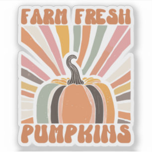 Retro Farm Fresh Pumpkins