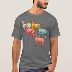 Retro Farmer Gifts Animal Goat T-Shirt