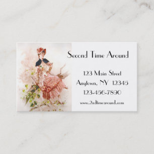 Retro Fashion Style Business Card