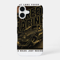 Retro Fast Lane Fever Sports Car Art