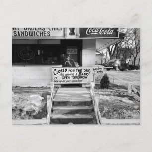 RETRO FATHER BABY ANNOUNCEMENT VINTAGE PHOTOGRAPH