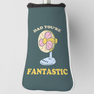 Retro Father's day dad joke pun fantastic funny Golf Head Cover