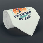Retro Fathers Day Golf Lover Grandfather Custom Tie<br><div class="desc">Retro Best Grandpa By Par design you can customise for dad,  grandpa,  stepdad,  or husband of this cute golf theme design. Perfect gift for Father's Day or grandfather's birthday. The text "GRANDPA" can be customised with any dad moniker by clicking the "Personalise" button above</div>