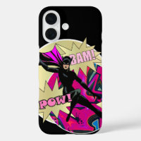 Retro female superhero