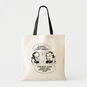 Retro Feminist Humour bags
