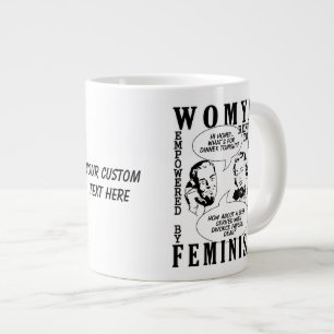 Retro Feminist Humour mugs
