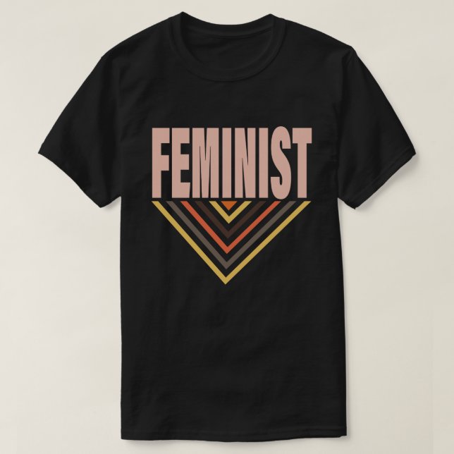 Retro Feminist T-Shirt (Design Front)