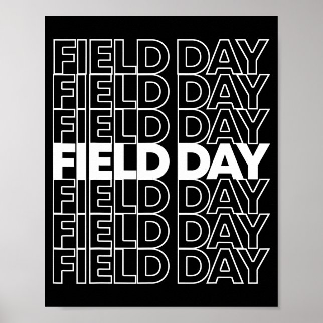 Retro Field Day 1 Poster (Front)
