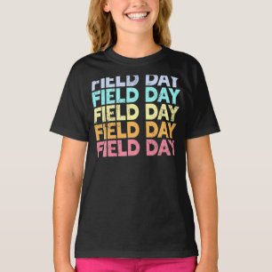 Retro Field Day Teacher Student T-Shirt