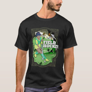 Retro Field Hockey Team Sport Hockey Stick Hockey T-Shirt