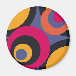 Retro Fifties Abstract Art Magnet