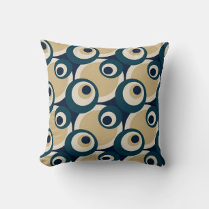 Retro Fifties Abstract Art Pillow