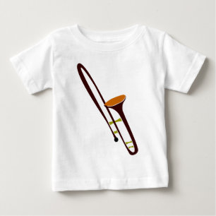 Retro Fifties Trombone Baby T-Shirt