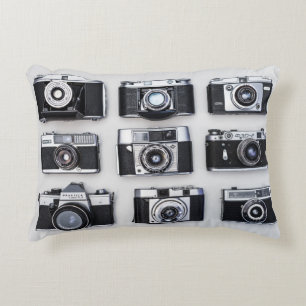 Retro Film Cameras Decorative Cushion