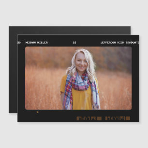 Retro Film Frame Photo Graduation Announcement