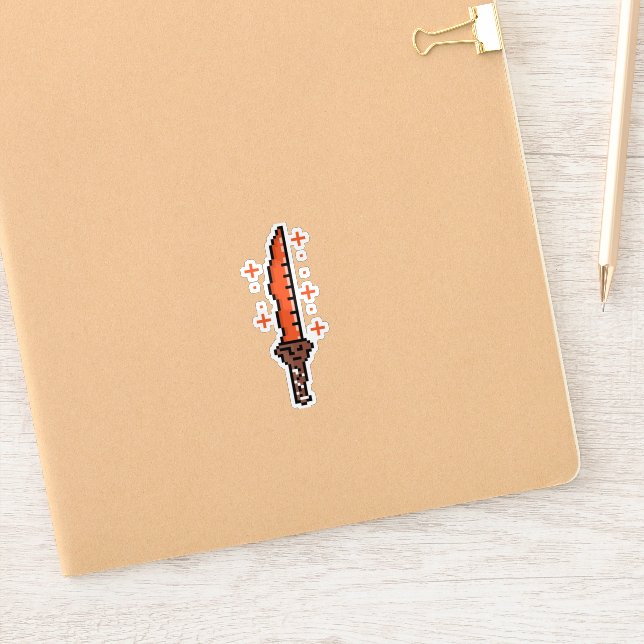 Retro Fire Dagger (Notebook)