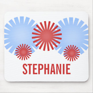 Retro Fireworks Mousepad