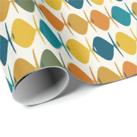 Retro Fish Mid Century Modern Multicolor Pattern
