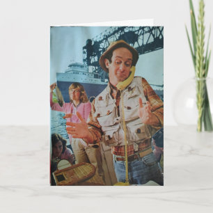 Retro Fish Stories Birthday Card