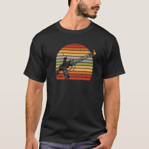 Retro Flame Thrower Flamethrower Hot Burn T-Shirt