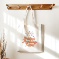 Retro Flamingo Brides Flocking Tribe Bridal Shower
