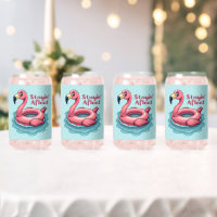 Retro Flamingo Float Funny Summer