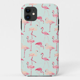 Retro Flamingo Pattern Case-Mate iPhone Case