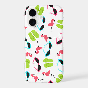 Retro Flamingo Pattern iPhone 7 case