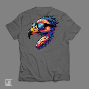 Retro Flamingo with Sunglasses Classic Chill Vibes T-Shirt