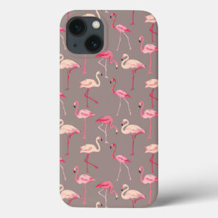 Retro Flamingos iPhone 13 Case