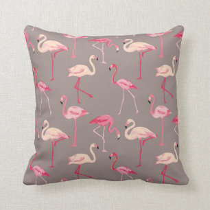 Retro Flamingos Cushion