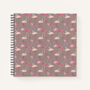 Retro Flamingos Notebook