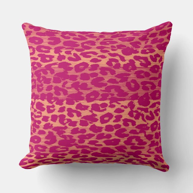 Retro Flirt Leopard Print Skin Cushion (Front)