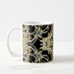 Retro floral background. Vintage illustration.  Coffee Mug
