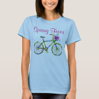 Retro Floral Bicycle Spring Fever