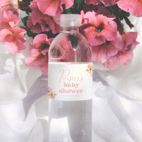 Retro Floral Boho Girl Baby Shower