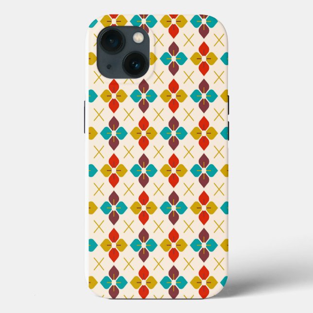 Retro Floral  Case-Mate iPhone Case (Back)