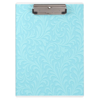 retro floral design clipboard