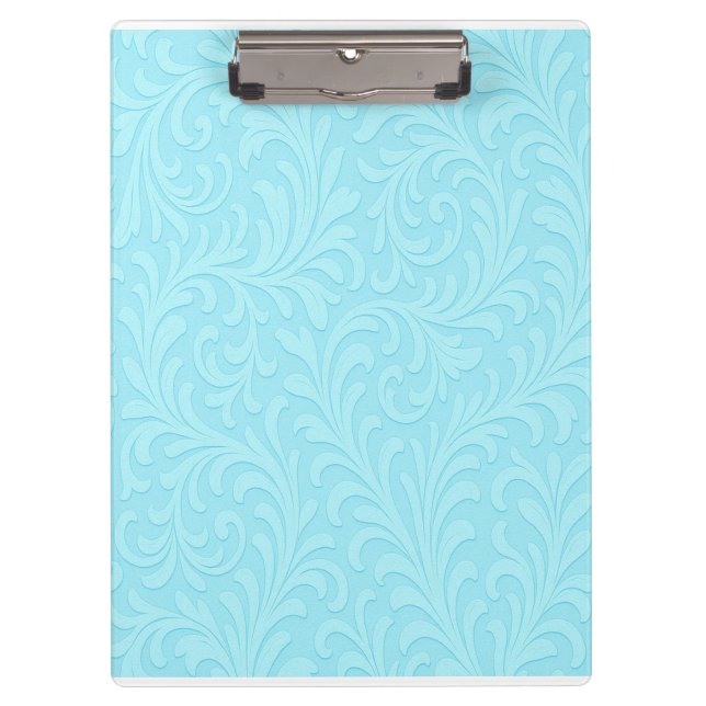 retro floral design clipboard (Front)