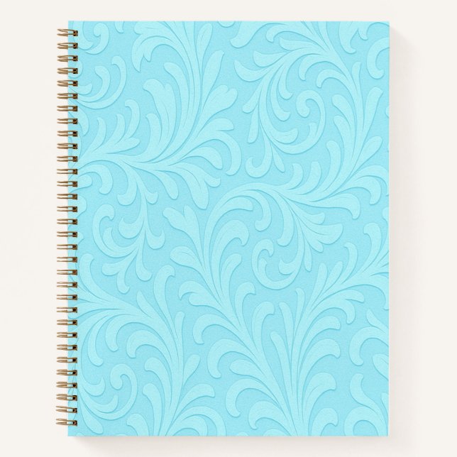retro floral design notebook (Front)